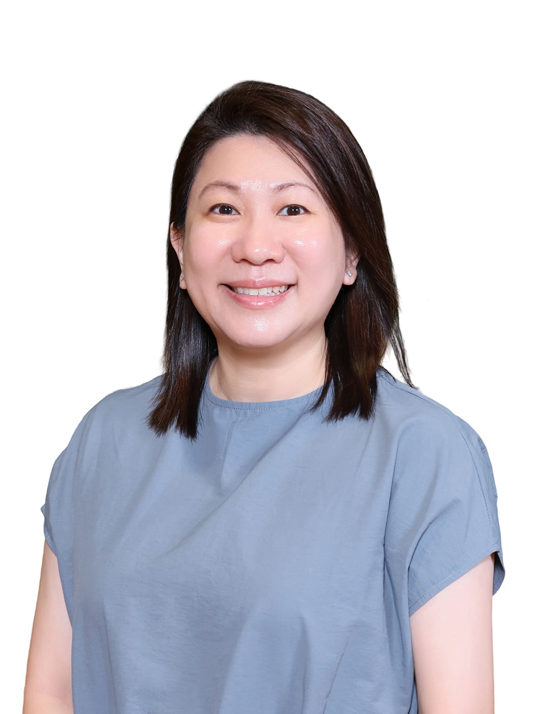 Portrait of Mdm Ang, Principal of Frontier Primary School.